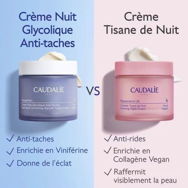 Vinoperfect Creme Nuit Anti-Taches a la Viniferine et Acide Glycolique - 50 ml