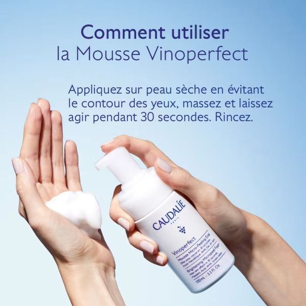 Mousse Micro-Peeling Éclat Vinoperfect - 50 ml