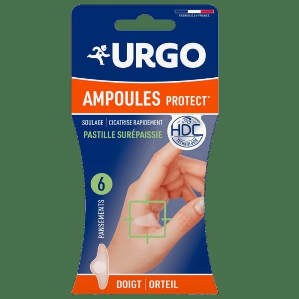 Traitement Ampoules Doigt/Orteil - 6 pansements