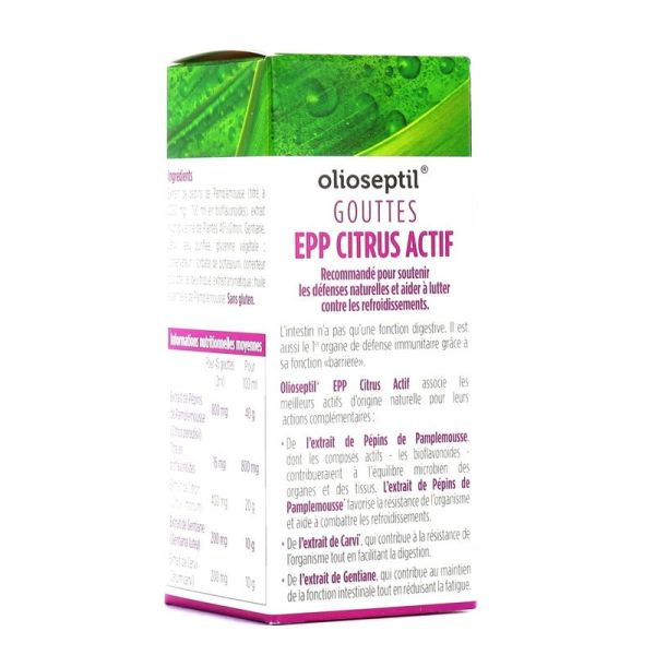 Gouttes EPP Citrus Actif - 50 ml