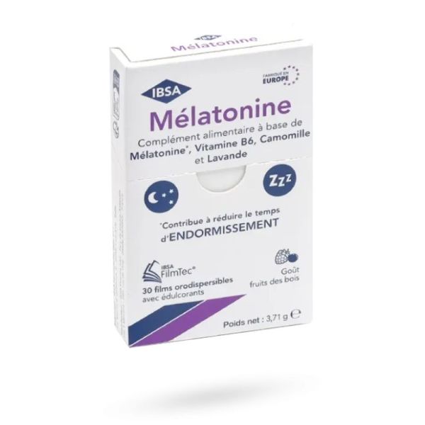 Mélatonine 1 mg FilmTec - 30 films orodispersibles