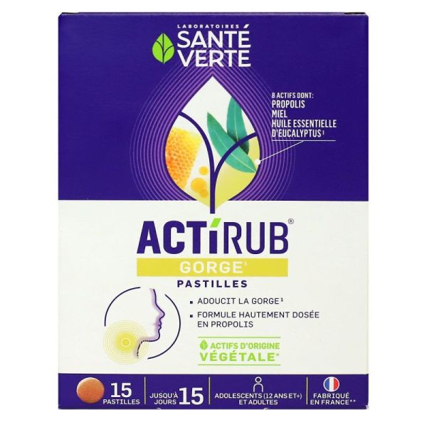 Sante V Actirub Pastilles 15U