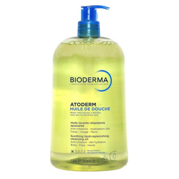 Atoderm huile de douche 1 litre