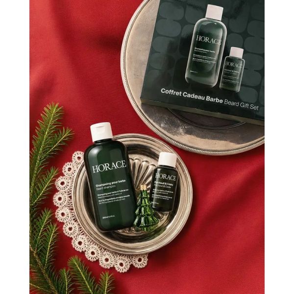 Duo Belle Barbe - Patchouli et Cèdre - Shampooing pour barbe 250 ml + Huile à barbe 30 ml