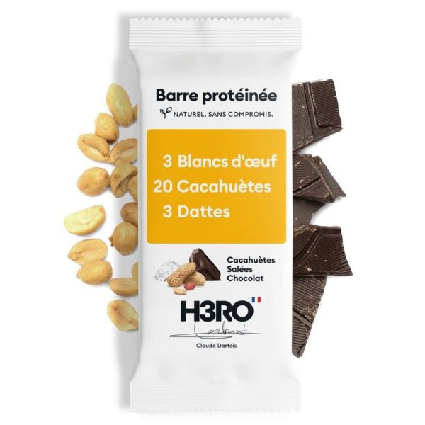Barre protéinée - Cacahuètes salées Chocolat - 52 g