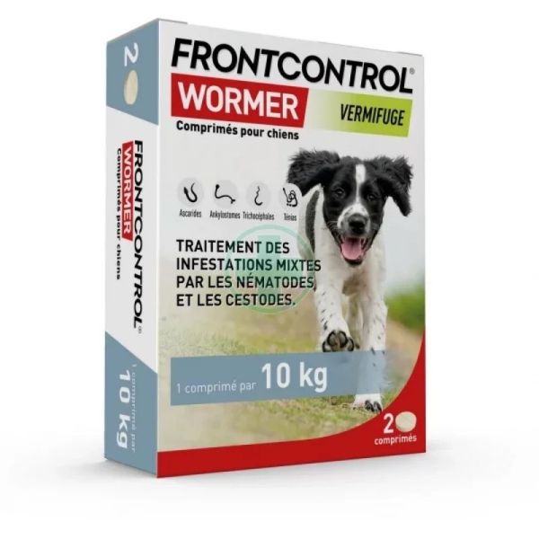 Wormer Vermifuge Chien - 2 comprimes