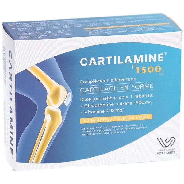 Cartilamine 1500 - Confort Articulaire - 90 comprimés