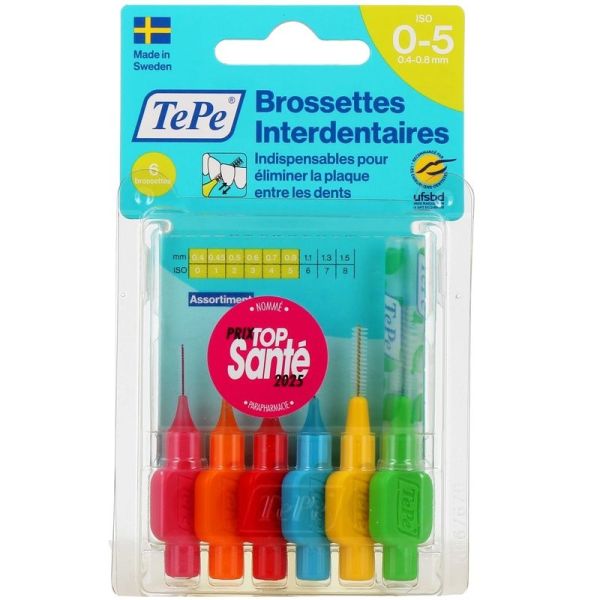 Brossettes Interdentaires Original Assortiment - 6 brossettes