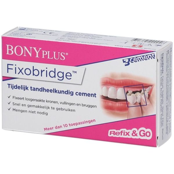 Bonyplus Fixobridge Ciment Dentaire Temporaire - 7 g