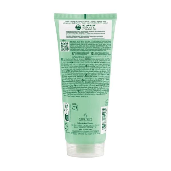 Gel douche au parfum Sève de Bambou - 200 ml