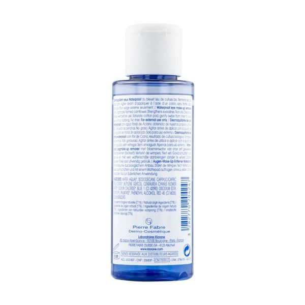 Démaquillant yeux waterproof au Bleuet BIO - 100 ml