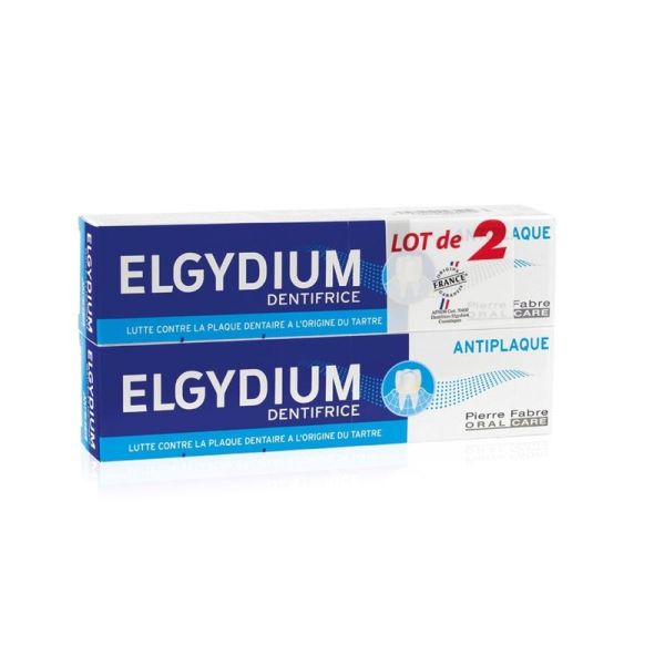 Dentifrice anti-plaque - 2 x 75 ml