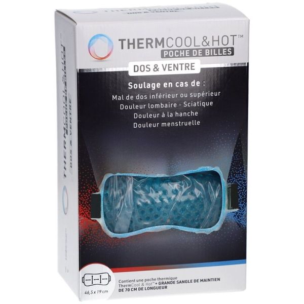 Thermcool Hot Poche de Billes Dos et Ventre - 1 poche