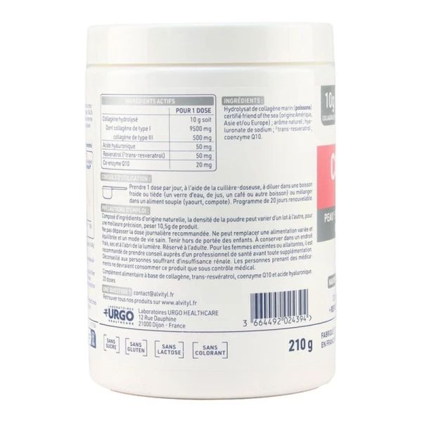 Collagène Beauté - Goût pêche - 210 g