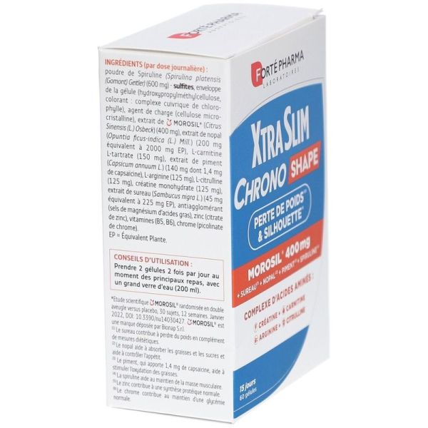 XtraSlim Chrono Shape - 60 gélules