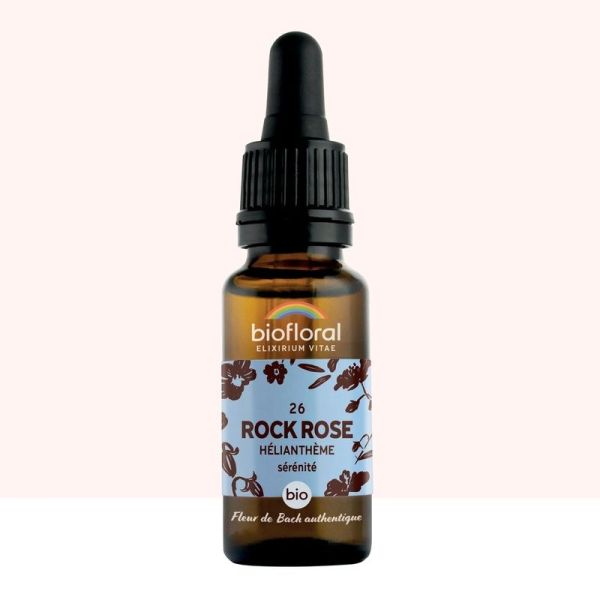 Fleur de Bach n 26 Rock Rose, Heliantheme - Bio Demeter - 20 ml