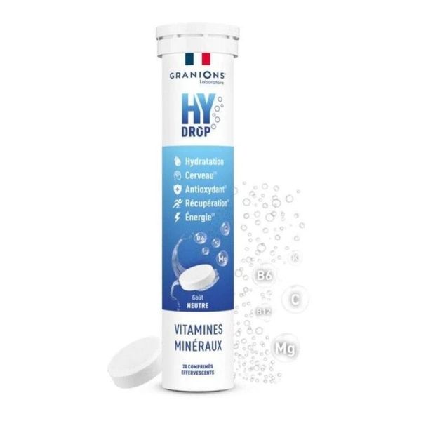 Hydrop Vitamines et Minéraux comprimés - 20 comprimés