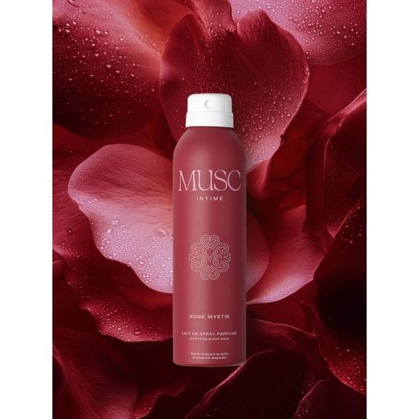 Musc Intime Lait en Spray Parfumé - Rose Mystik - 200 ml