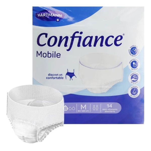 Confiance Mobile Slip 8 gouttes - Taille S (sachet de 14)