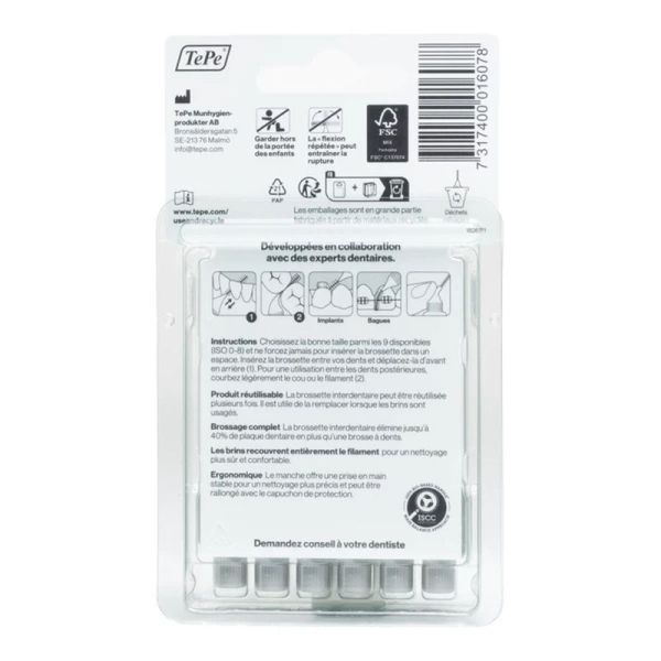 Brossettes Interdentaires 0,45 mm Originale - 6 brossettes
