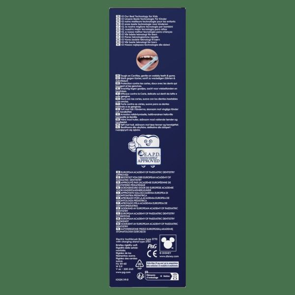 iO Kids Disney Stitch Brosse à Dents Électrique, 1 Brossette, 3 Modes Avec Mode Douceur Pour Enfants