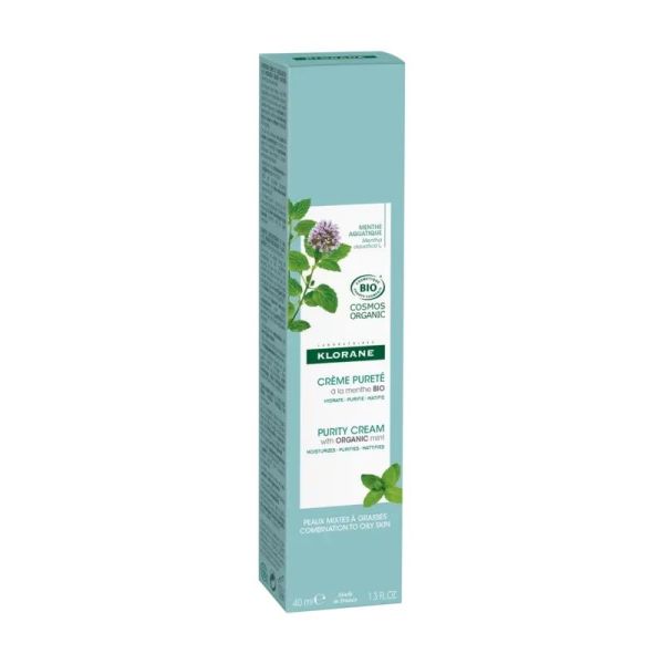 Crème matifiante à la Menthe aquatique BIO - 40 ml