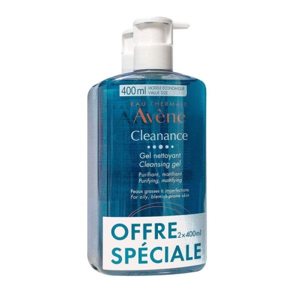 Avene Cleanance Gel Nettoy Pomp 400Mlx2