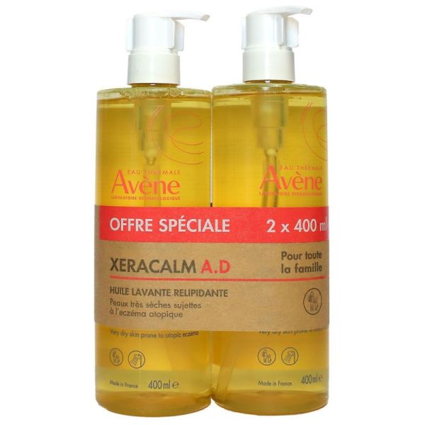 Avene Xeracalm Ad Hle Lav Relipid 2X400Ml