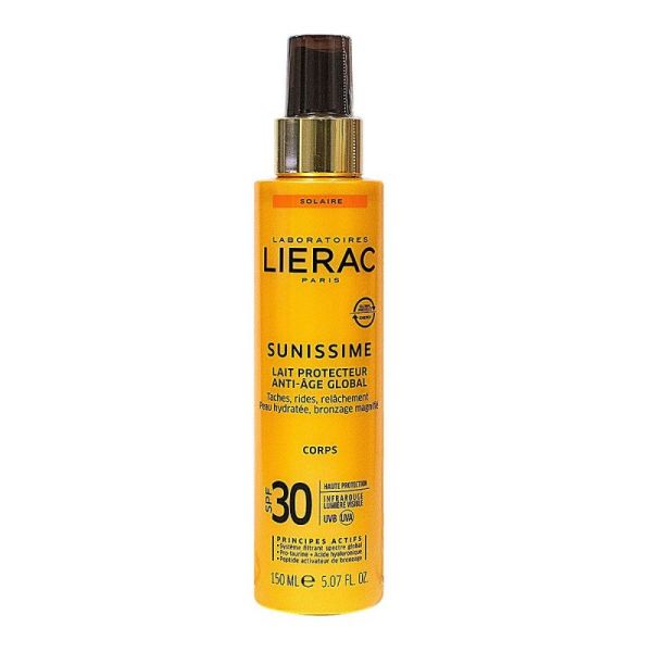 Lierac Sunissime lait protecteur anti-âge SPF30 150ml
