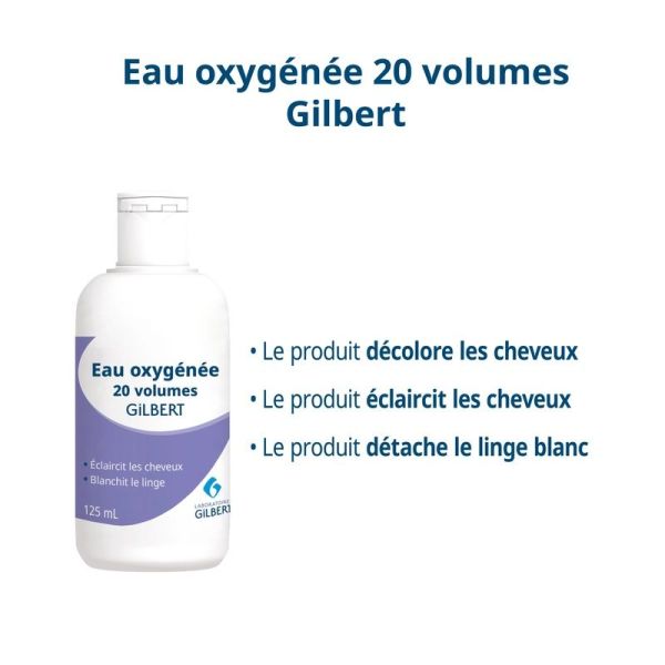 Eau oxygénée 20 volumes - 250 ml