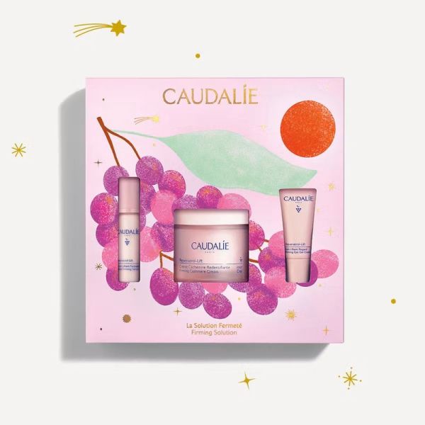 La Solution Fermeté Resveratrol-Lift - Crème Cachemire Redensifiante 50 ml, Sérum Liftant Fermeté 10 ml, Soin Liftant Regard 5 ml