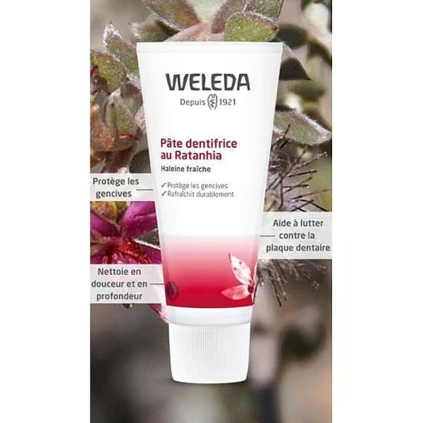 Pate dentifrice au Ratanhia - 75 ml
