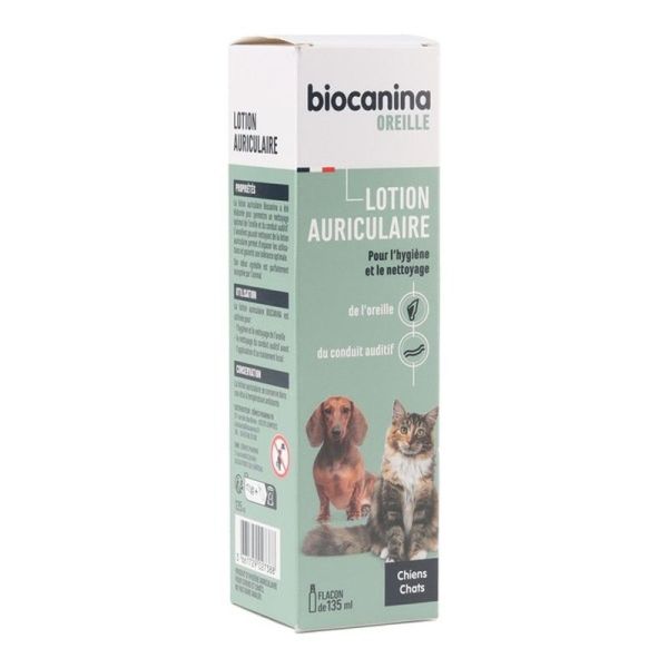 Lotion Auriculaire - Chiens et Chats - 135 ml