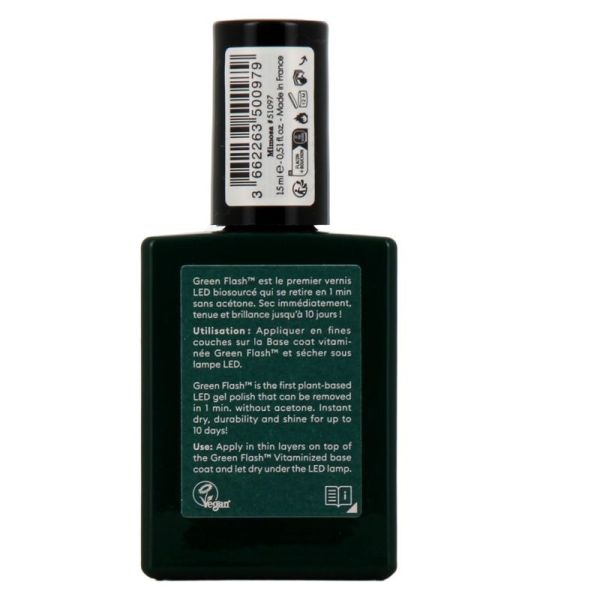 Vernis à ongles semi-permanent Green Flash - 15 ml