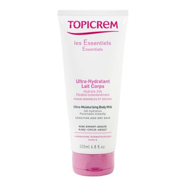 Topicrem Uh Lait Hydratant Corps 200Ml