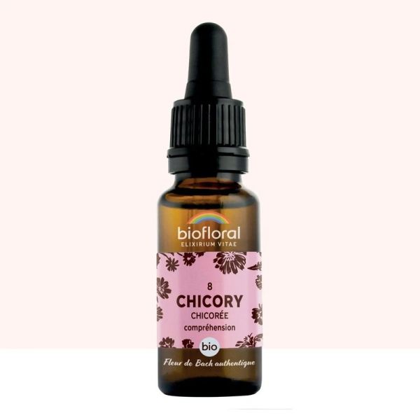 Fleur de Bach n 08 Chicory, Chicoree - Bio Demeter - 20 ml