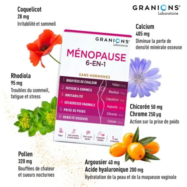 Ménopause 6-en-1 - 1 mois