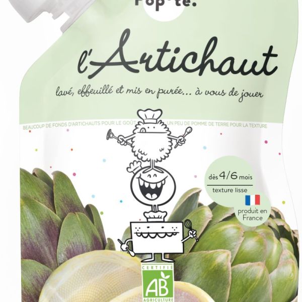 Popote Gourde Artichaut Bio 120G