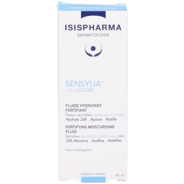 Fluide Hydratant Fortifiant Sensylia 24H - Légère - 40 ml
