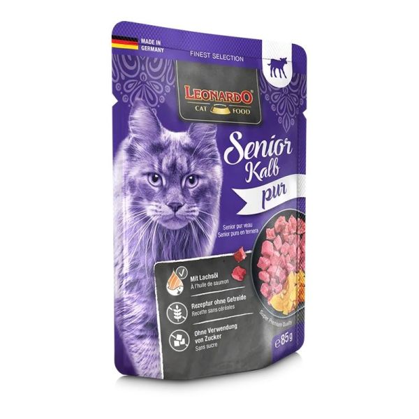 Leonardo Senior pur veau - Chat adulte 1,36 kg