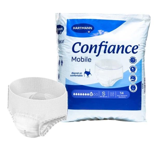 Confiance Mobile Slip 8 gouttes - Taille S (sachet de 14)