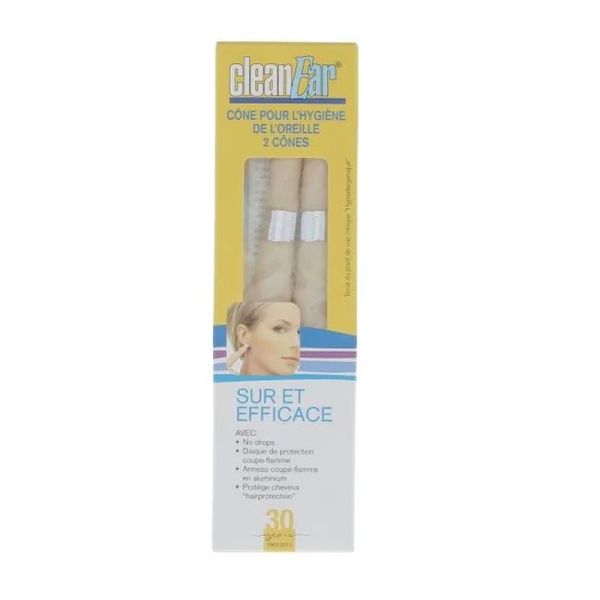 cone pour hygiène oreille - 2 cones