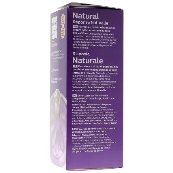 Biberon Natural à Réponse Naturelle - 3 mois et + - 330 ml