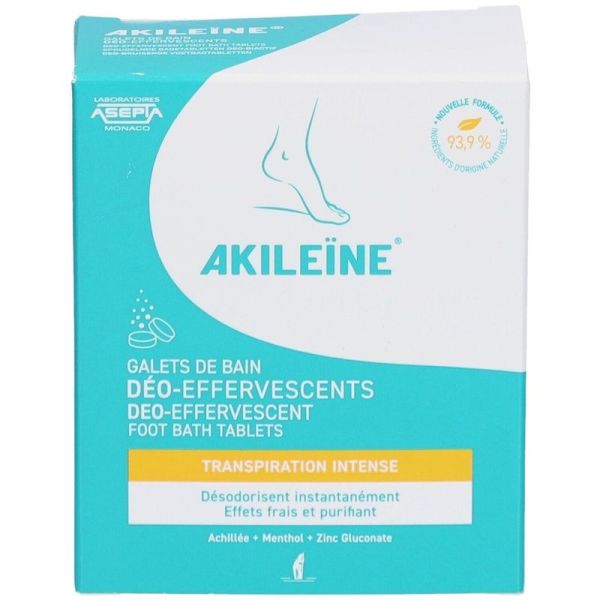 Galets de Bain Déo-Effervescents - Transpiration Intense - 7 galets de 12 g