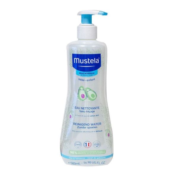 Mustela Eau Nett S/Rinc Pompe 500Ml