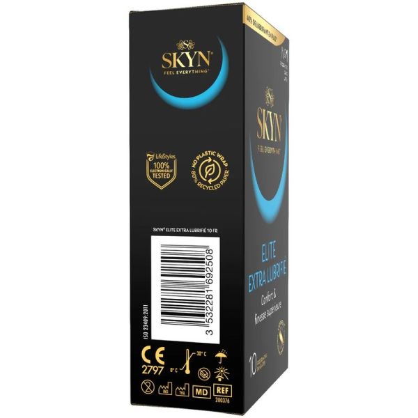 Skyn Extra Lubrifié Préservatifs sans latex - 10 préservatifs