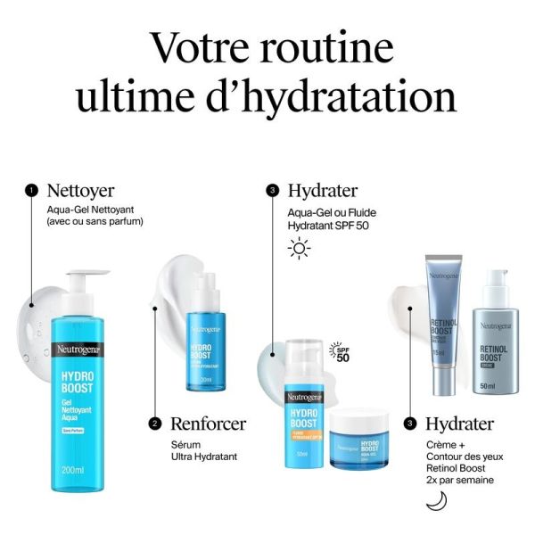 Aqua-Gel Nettoyant Hydro Boost Sans Parfum