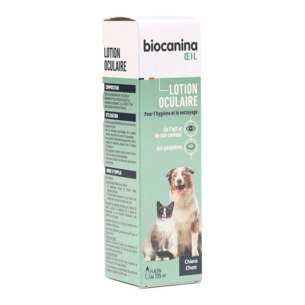 Lotion Oculaire - Chiens et Chats - 135 ml