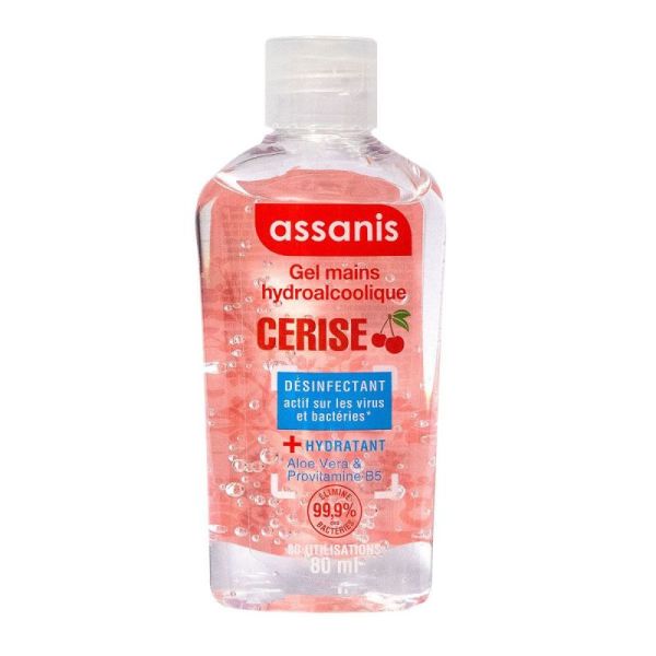 Assanis Pocket Gel A/Bact Cerise 80Ml