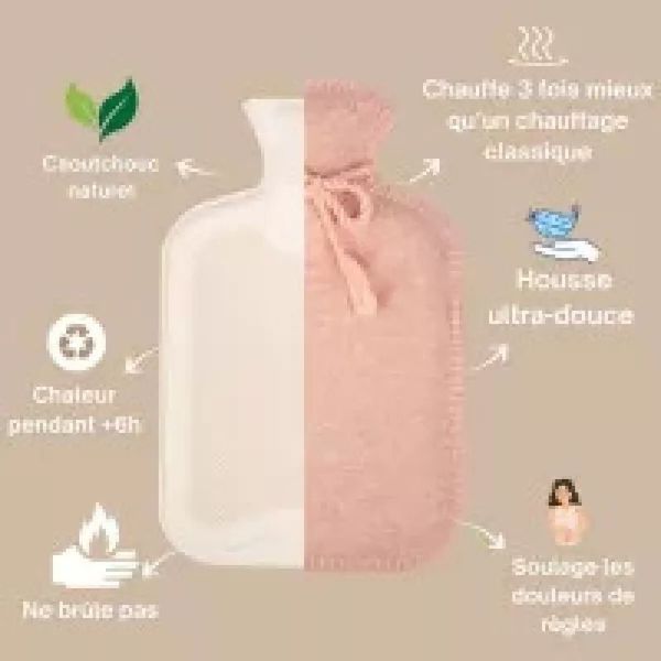 Bouillotte a Eau - Bleue - 2 L